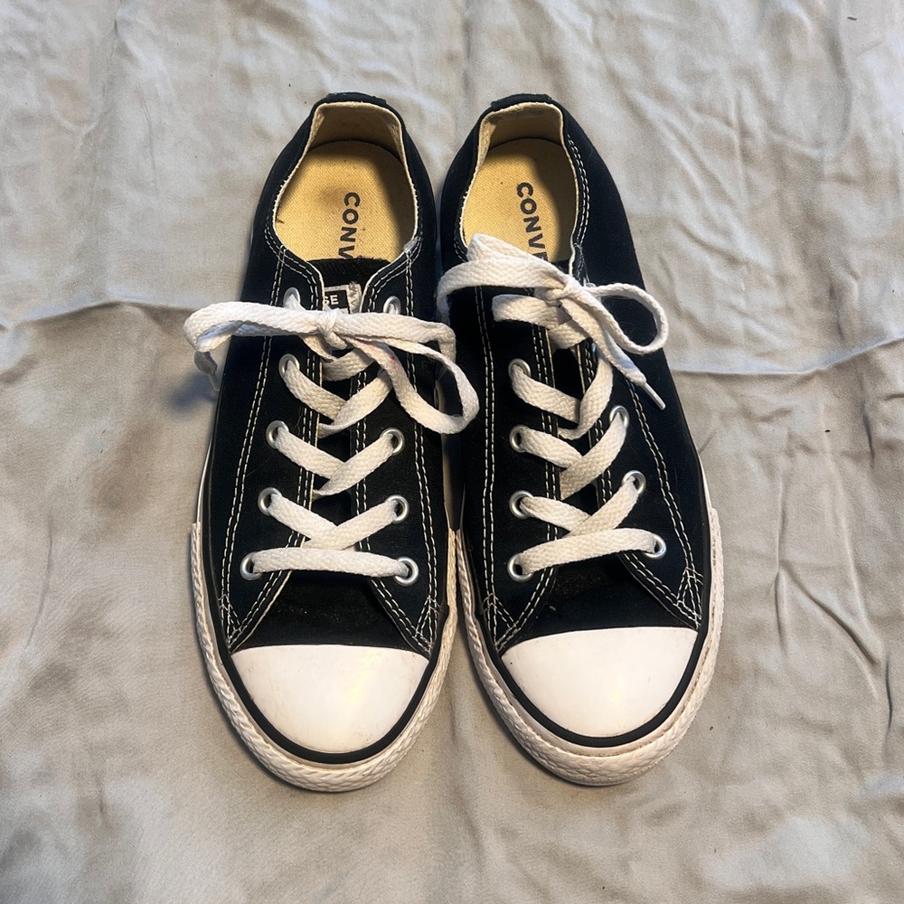 Black Chuck Taylor All Star Low Top - youth 3